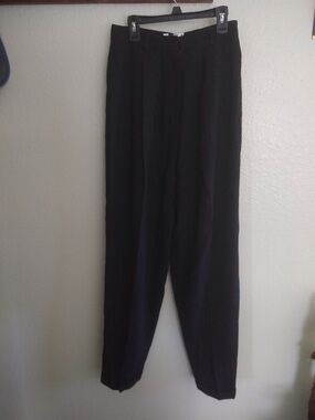 Vintage Jones New York Wool Black Dress Trousers